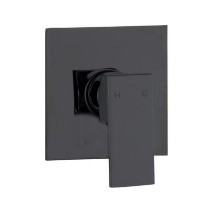 Romano Matt Black Wall Mixer